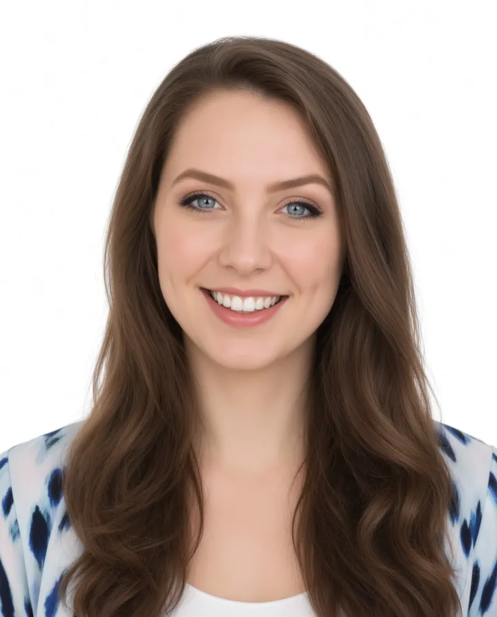 Illustrative portrait for the fictional Amelia Reese profile
